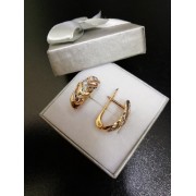 Серьги , золото 585 (14K), вес 3 г.