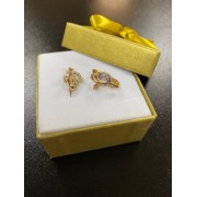 Серьги, золото 585 (14K), вес 4.2 г.