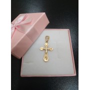 Крестик, золото 585 (14K), вес 0.9 г.