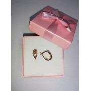 сережки, золото 585 (14K), вес 2.4 г.