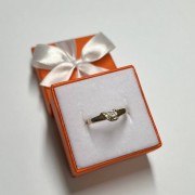 Кольцо с камнями , лом, золото 585 (14K), вес 1.9 г.