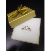 Кольцо с камнями , золото 585 (14K), вес 1.31 г.