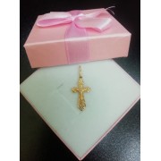 Крестик, золото 585 (14K), вес 0.9 г.