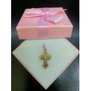 Крест, золото 585 (14K), вес 1 г.