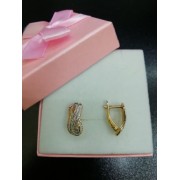 Серьги , золото 585 (14K), вес 2.3 г.
