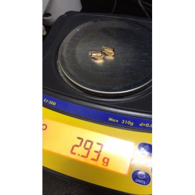 Серьги , золото 585 (14K), вес 2.9 г. Серьги , золото 585 (14K), вес 2.9 г.