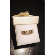 Обручальное кольцо, золото 585 (14K), вес 4.2 г.