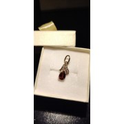 Подвеска с камнями , золото 585 (14K), вес 0.9 г.