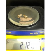 Серьги , золото 585 (14K), вес 2.12 г.