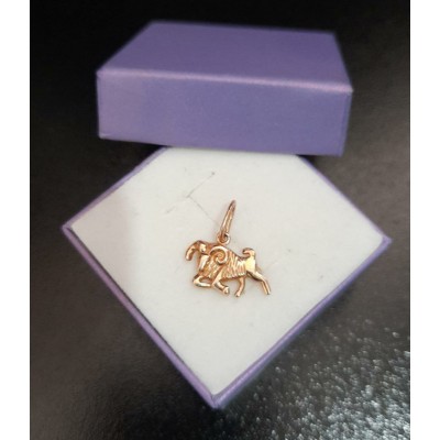 Подвеска Овен, золото 585 (14K), вес 1.2 г. Подвеска Овен, золото 585 (14K), вес 1.2 г.