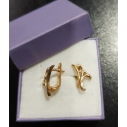 Серьги , золото 585 (14K), вес 2.5 г.