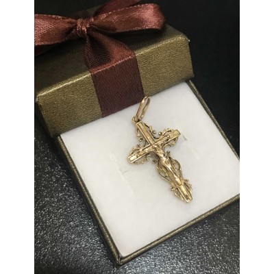 Крест , золото 585 (14K), вес 1.8 г. Крест , золото 585 (14K), вес 1.8 г.