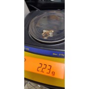 Серьги с камнями  , золото 585 (14K), вес 2.2 г.