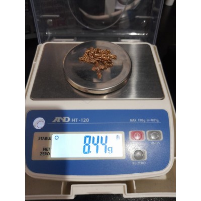 Цепь с крестиком, золото 585 (14K), вес 8.4 г. Цепь с крестиком, золото 585 (14K), вес 8.4 г.
