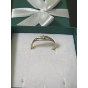 Кольцо с брилиантом, золото 585 (14K), вес 1.65 г.