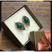 Серьги с камнями , серебро 925, вес 5.7 г.