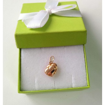 Подвеска сердце, золото 585 (14K), вес 0.7 г. Подвеска сердце, золото 585 (14K), вес 0.7 г.