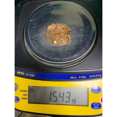 Новая цепь, золото 585 (14K), вес 15.45 г. Новая цепь, золото 585 (14K), вес 15.45 г.