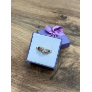 Кольцо с камнями , золото 585 (14K), вес 3.08 г.