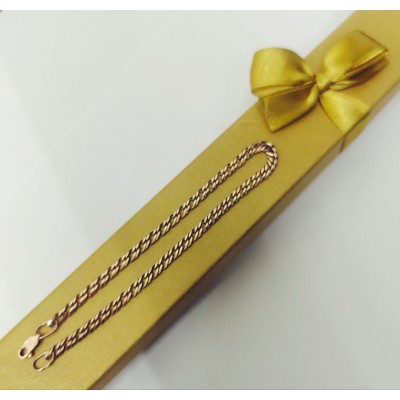 Цепь, золото 585 (14K), вес 3.9 г. Цепь, золото 585 (14K), вес 3.9 г.