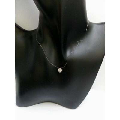 Подвеска на леске, золото 585 (14K), вес 0.9 г. Подвеска на леске, золото 585 (14K), вес 0.9 г.