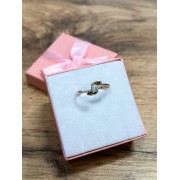 Кольцо с камнями, золото 585 (14K), вес 2.4 г.