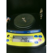 Серьги, золото 585 (14K), вес 2.4 г.