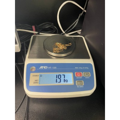 Цепь, золото 585 (14K), вес 1.9 г. Цепь, золото 585 (14K), вес 1.9 г.