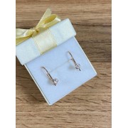 Серьги, золото 585 (14K), вес 1.1 г.