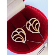 Новые серьги , золото 585 (14K), вес 3.1 г.