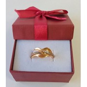 Кольцо с камнями, золото 585 (14K), вес 2.6 г.