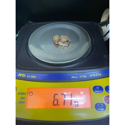 Серьги, золото 585 (14K), вес 6.7 г. Серьги, золото 585 (14K), вес 6.7 г.