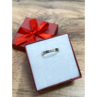 Обручальное кольцо, золото 585 (14K), вес 2.3 г. Обручальное кольцо, золото 585 (14K), вес 2.3 г.