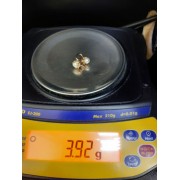 Серьги с жемчугом, золото 585 (14K), вес 3.9 г.