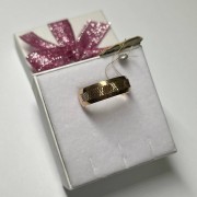 Новое обручальное кольцо, золото 585 (14K), вес 5.3 г.