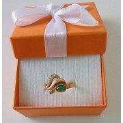 Кольцо с камнями, золото 585 (14K), вес 3.2 г.