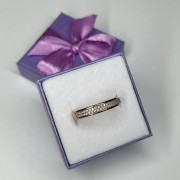 Кольцо с камнями, золото 585 (14K), вес 3.2 г.