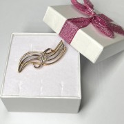 Золотая брошь, золото 585 (14K), вес 3.3 г.