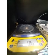 Подвеска с камнями, золото 585 (14K), вес 1.3 г.