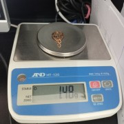 Мусульманский кулон, золото 585 (14K), вес 1.4 г.