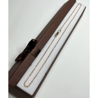 Цепь, золото 585 (14K), вес 1.2 г. Цепь, золото 585 (14K), вес 1.2 г.