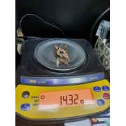 Перстень с камнем , золото 585 (14K), вес 14.3 г.