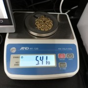 Подвеска, золото 585 (14K), вес 5.4 г.