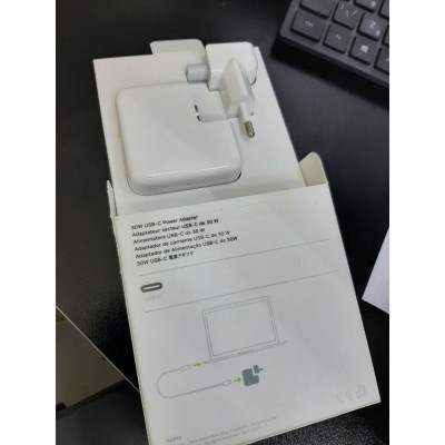 Блок питания для Apple USB-C, 30W для MacBook MY1W2ZM/A Блок питания для Apple USB-C, 30W для MacBook MY1W2ZM/A