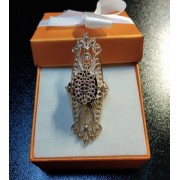 Новое Кольцо с камнем, золото 585 (14K), вес 14.34 г.