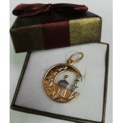 Подвеска, золото 585 (14K), вес 1.15 г.