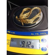 Цепь, золото 585 (14K), вес 19.1 г.