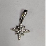 Подвеска Звезда, серебро 925, вес 0.67 г.
