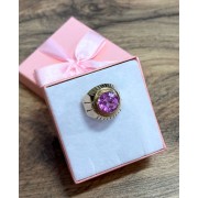 Золотое кольцо с камнем, золото 585 (14K), вес 8.4 г.