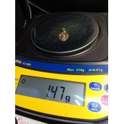 Подвеска, золото 585 (14K), вес 1.4 г.